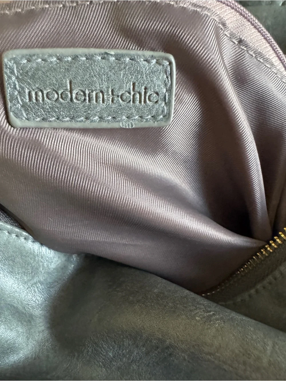 Modern+Chic Gray Women's Backpack with Colorful Woven Hobo Strap